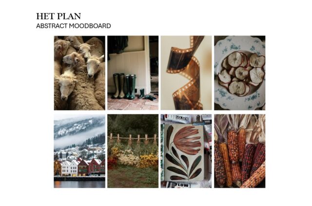 Abstract moodboard - Nunspeet Kastje naar de muur