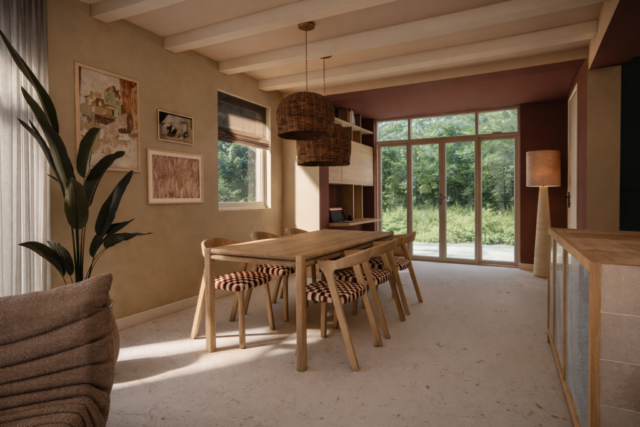 Render - interieurontwerp Nunspeet Kastje naar de muur